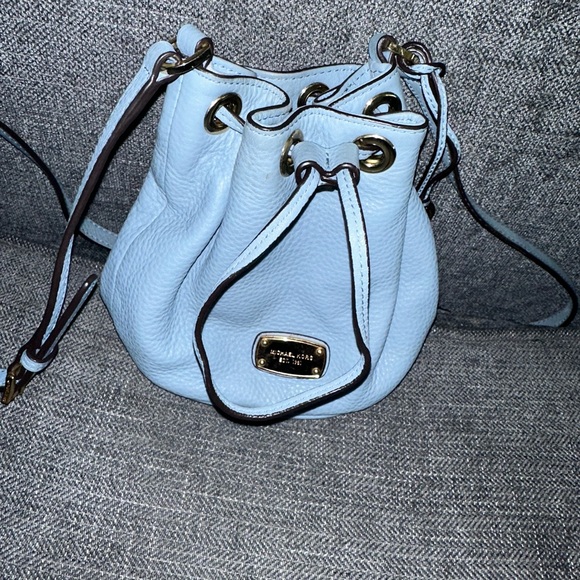 Michael Kors, blue crossbody purse - Picture 2 of 5